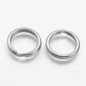 Tarnish Resistant 304 Stainless Steel Split Key Rings