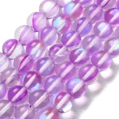 Synthetic Moonstone Beads Strands