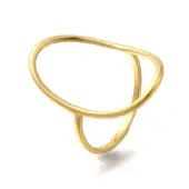 Ion Plating(IP) 304 Stainless Steel Rings for Women