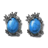 Dyed Synthetic Turquoise Pendants