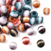 Opaque Acrylic European Beads