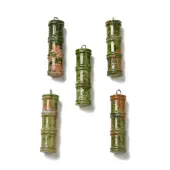 Natural Unakite Pendants