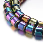 Electroplate Magnetic Synthetic Hematite Bead Strands