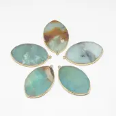 Natural Amazonite Big Pendants
