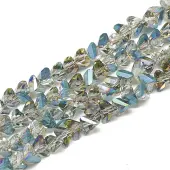 Electroplate Glass Beads Strands