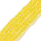 Electroplate Glass Beads Strands