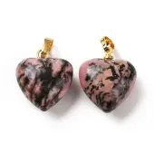 Natural Rhodonite Pendants