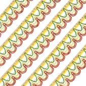 15 Yards Wave Edge Polyester Lace Ribbon