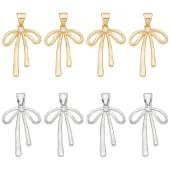 Brass Micro Pave Clear Cubic Zirconia Pendants