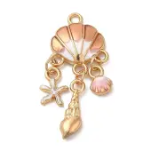 Alloy Enamel Pendants