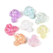 UV Plating Luminous Opaque Acrylic Beads