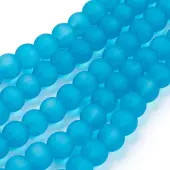 Transparent Glass Bead Strands