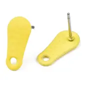Spray Painted Iron Stud Earring Findings