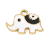 Ion Plating(IP) 304 Stainless Steel Enamel Charms