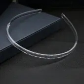 Transparent Plastic Hair Band Findings