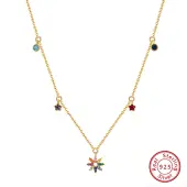 925 Sterling Silver Micro Pave Cubic Zirconia Pendant Necklaces