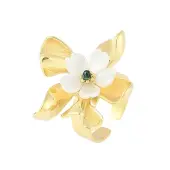 Flower Natural Shell Finger Rings