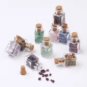 10Pcs Glass Wishing Bottle Decorations