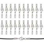 Unicraftale 20 Sets 304 Stainless Steel Lobster Claw Clasps