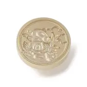 Golden Tone Wax Seal Brass Stamp Head