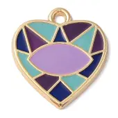 Zinc Alloy Enamel Pendants
