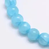 Dyed Natural Green Jade Beads Strands