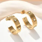 304 Stainless Steel Stud Earrings