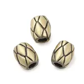 Tibetan Style Rack Plating Brass Bead