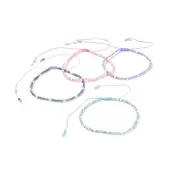 Adjustable Nylon Thread Braided Beads Bracelets