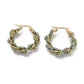 304 Stainless Steel Hoop Earrings