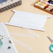 8 Yards Heart Acrylic Fibers Lace Trim for Sewing Decoration