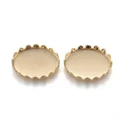 201 Stainless Steel Cabochon Settings