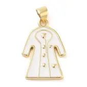 Rack Plating Brass Enamel Pendants