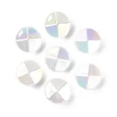 UV Plating Luminous Transparent Acrylic Beads