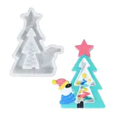 Christmas Theme DIY Silicone Candle Molds