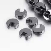 Non-magnetic Synthetic Hematite Beads Strands