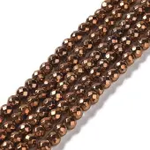 Non-magnetic Synthetic Hematite Beads Strands