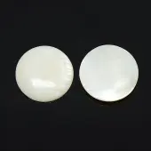 Half Round/Dome Freshwater Shell Cabochon