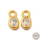 Real 18K Gold Plated 925 Sterling Silver Charms