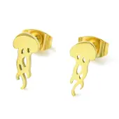 Cute Little Animal Theme 304 Stainless Steel Stud Earrings