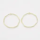 Alloy Open Back Bezel Pendants