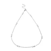 Non-Tarnish 304 Stainless Steel Bowknot Link Chain Necklace