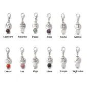 12 Constellation/Zodiac Sign Alloy Pendant Decoraton