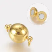 Brass Magnetic Clasps with Loops