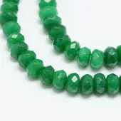 Natural White Jade Bead Strands