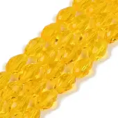 Transparent Glass Beads Strands