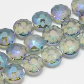 Electroplate Glass Beads Strands