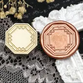 Octagon Frame Brass Stamp Heads