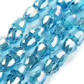 Electroplate Glass Beads Strands