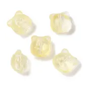Transparent Spray Paint Glass Beads